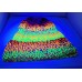TYD-1210 : Knitted Double Brim Fun Blacklight Neon Slouchy Hat at Heavens Charms