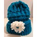 TYD-1209 : Handmade Childrens Knitted Hat with Flower at Heavens Charms