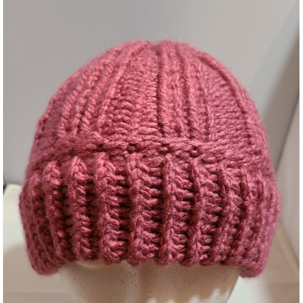 Children's Handmade Knitted Double Brim Beanie Children's Handmade Knitted Double Brim Beanie