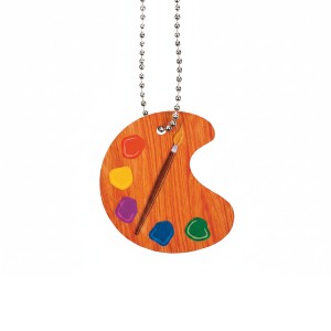 RTD-3774 : Kids Art Party Favor Paint Palette Dog Tag Necklace Birthday Prize School Gift at Heaven's Charms RTD-3774 : Kids Art Party Favor Paint Palette Dog Tag Necklace Birthday Prize School Gift at Heaven's Charms