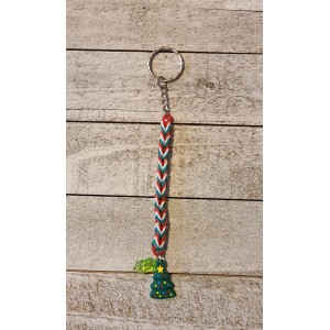JTD-1018 : Christmas Rubber Band Keychain at Heavens Charms