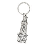Jesus Is The Light - Metal Lighthouse Key Chain