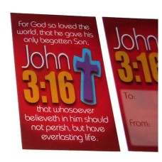 John 3:16 Plastic Wallet Card