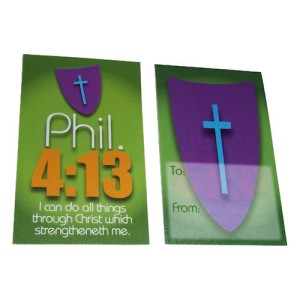 RTD-1737 : All Things Thru Christ Plastic Wallet Card at Heavens Charms