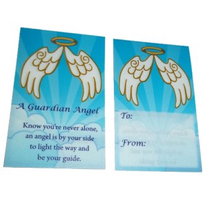 RTD-1739 : Guardian Angel Plastic Wallet Card at Heavens Charms