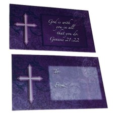 God Is With You Plastic Wallet Card