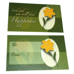 RTD-1744 : Happiness Plastic Wallet Card at Heavens Charms