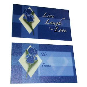 RTD-1746 : Live, Laugh, Love Plastic Wallet Card at Heavens Charms