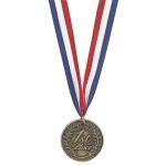 1st Place Medals 2" Metal Medallion Ribbon School Sports Graduation Award 1st Place Medals 2" Metal Medallion Ribbon School Sports Graduation Award