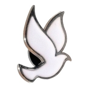 RTD-2976 : White Dove Pin at Heavens Charms