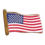 Metal USA Flag Pin