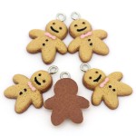 Resin Gingerbread Man Charms