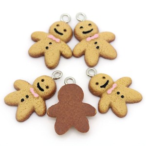 RTD-361810 : 10-Pack Resin Gingerbread Man Charms at RTD Gifts