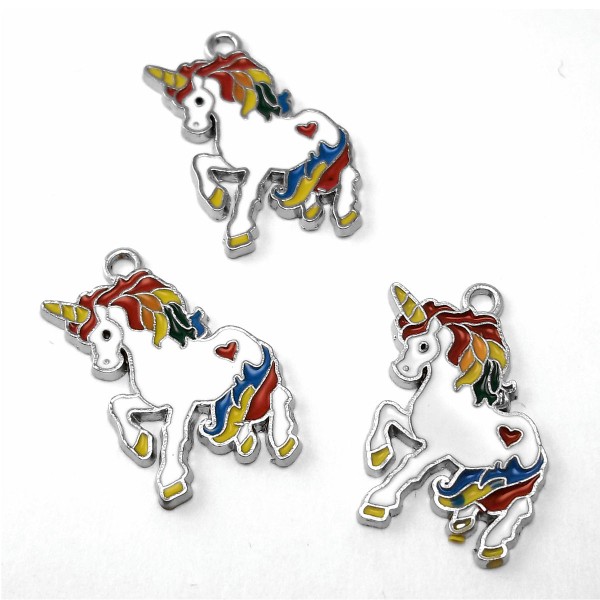 Rainbow Unicorn Enamel Charm Rainbow Unicorn Enamel Charm