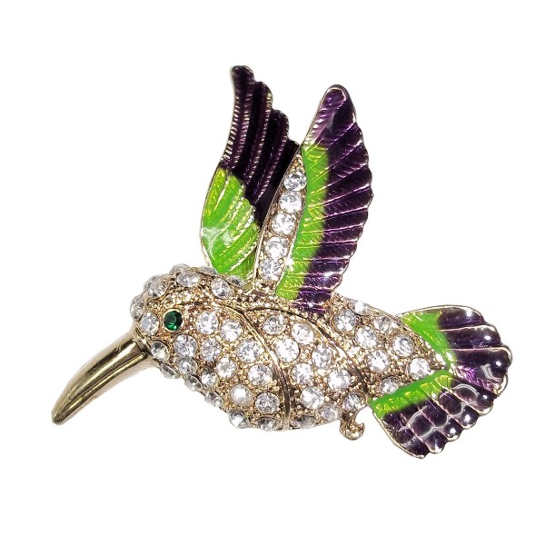Hummingbird Rhinestone Crystal Brooch Pin Hummingbird Rhinestone Crystal Brooch Pin
