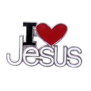 RTD-3990 : I Love Jesus Pin at Heavens Charms