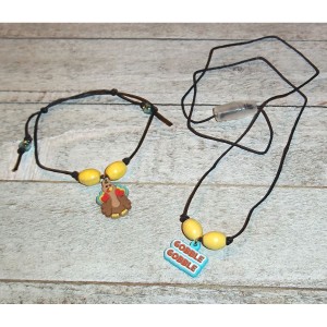RTD-4049 : Thanksgiving Gobble Gobble Jewelry Set at Heavens Charms