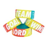 God's Team Sports VBS Christian Wide Rubber Bracelets