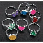 Plastic Jewel Toy Rings Plastic Jewel Toy Rings