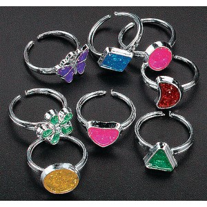 RTD-4168 : Plastic Jewel Toy Rings at Heaven's Charms RTD-4168 : Plastic Jewel Toy Rings at Heaven's Charms