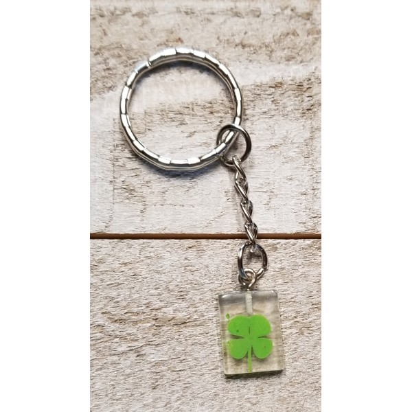 Lucky Clover Charm Keychain Lucky Clover Charm Keychain