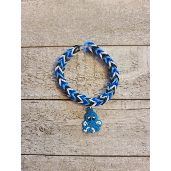 Octopus Rainbow Loom Fishtail Design Stretch Bracelet