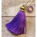 JTD-1030 : Mom Charm Necklace with Purple Tassel at Heaven's Charms