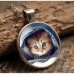 RTD-3673 : Kitten in Blue Jeans Pendant Necklace at Heavens Charms