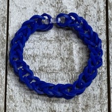 Blue Rainbow Loom Bracelet
